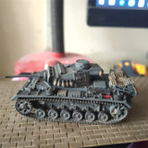 1/72 German Panzerkampfwagen III Ausf. L Tank Painted Finished Model